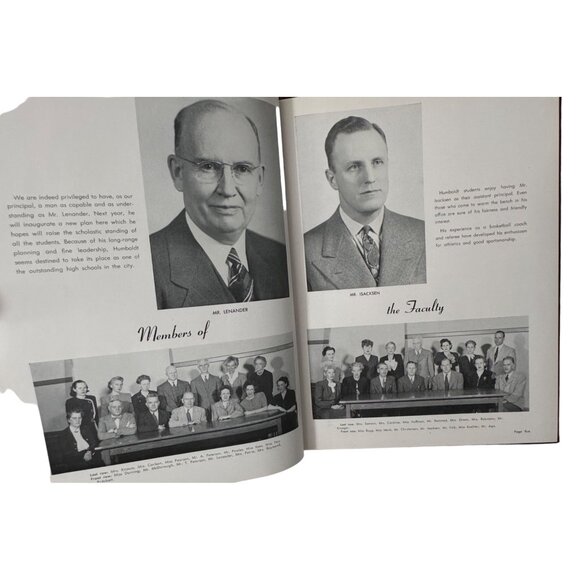 Vintage 1948 Humboldt High School Yearbook St. Paul Minnesota HC Memorabilia VTG - Picture 2 of 16